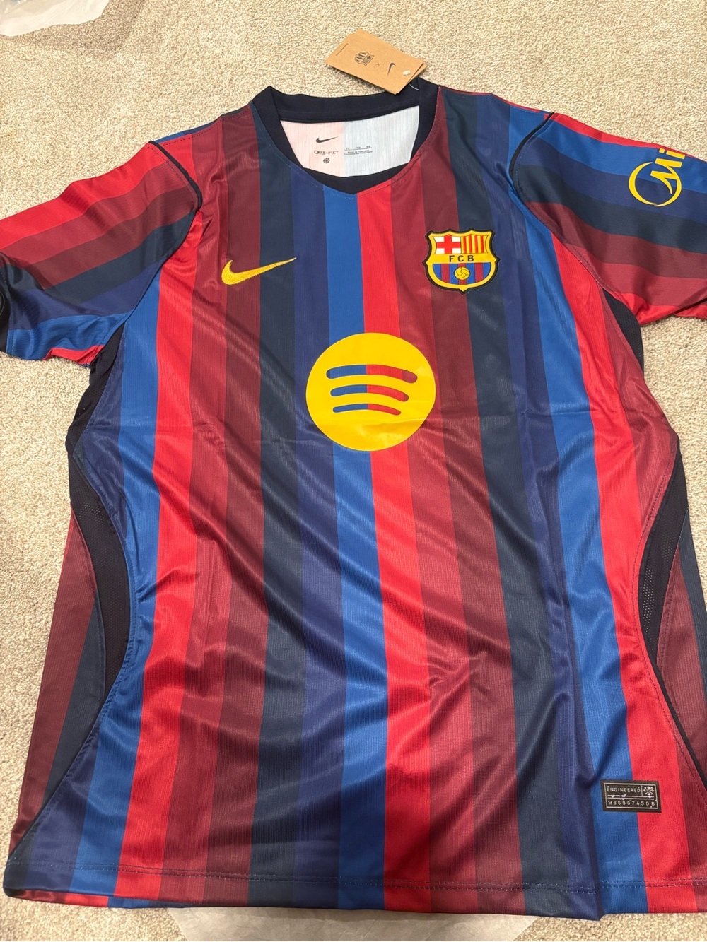 Nike FC barcelona jersey 26/27 new soccer SLIM FIT KIT